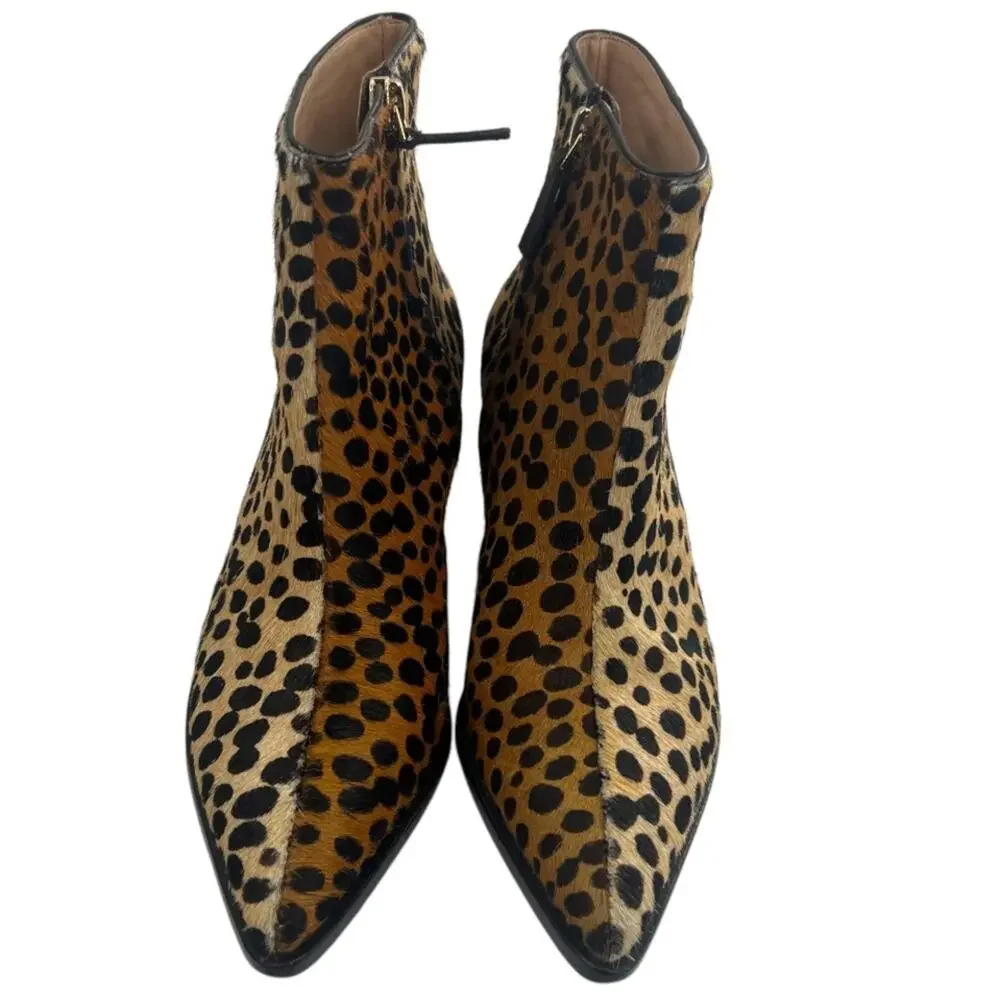 ULLA JOHNSON Lola Ankle Boots - Leopard sz 36